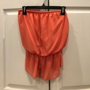 Orange summer top